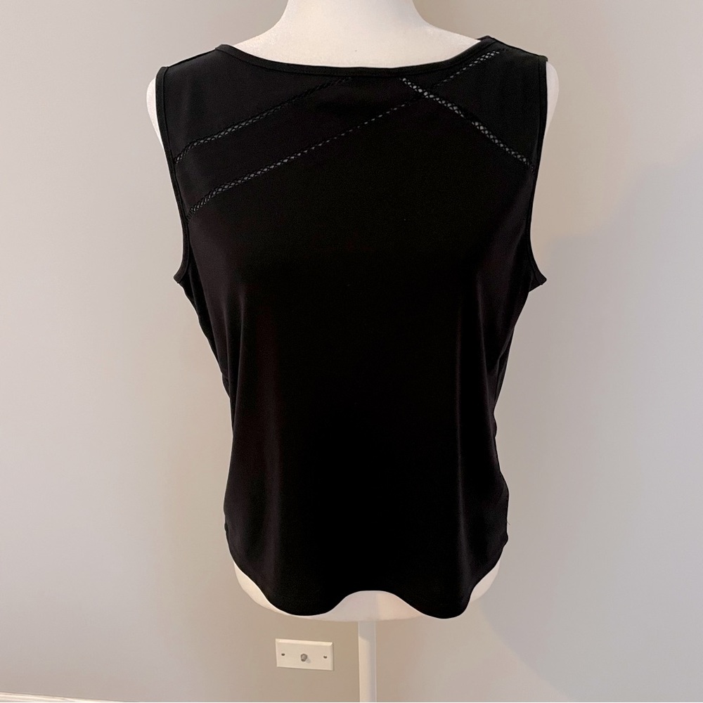 Gently used, Women’s L, Evan-Picone, Black Top
